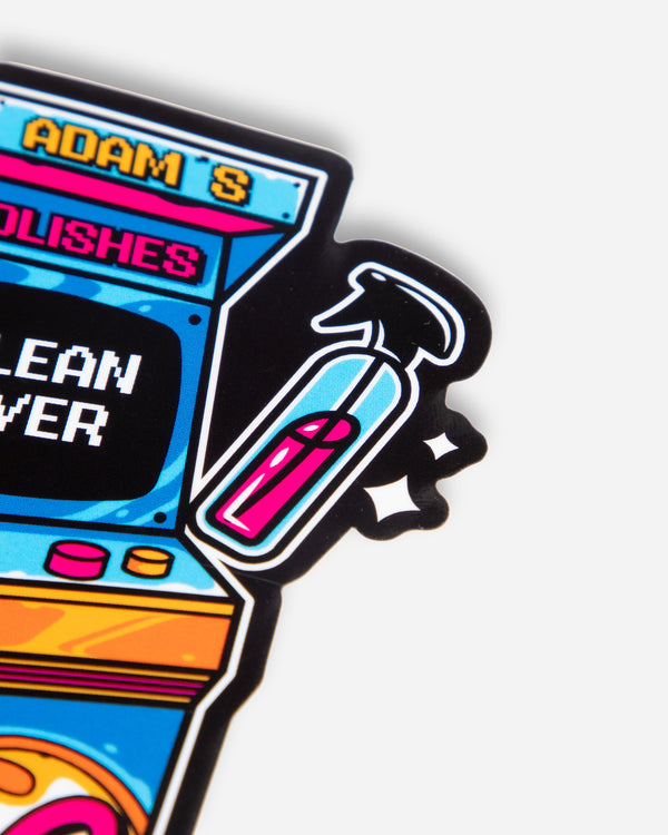 Adam's Clean Over Arcade Sticker