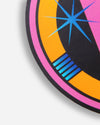 Adam's Black Art Deco Sticker 3"
