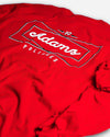 Adam's Red Long Sleeve Classic Logo T-Shirt