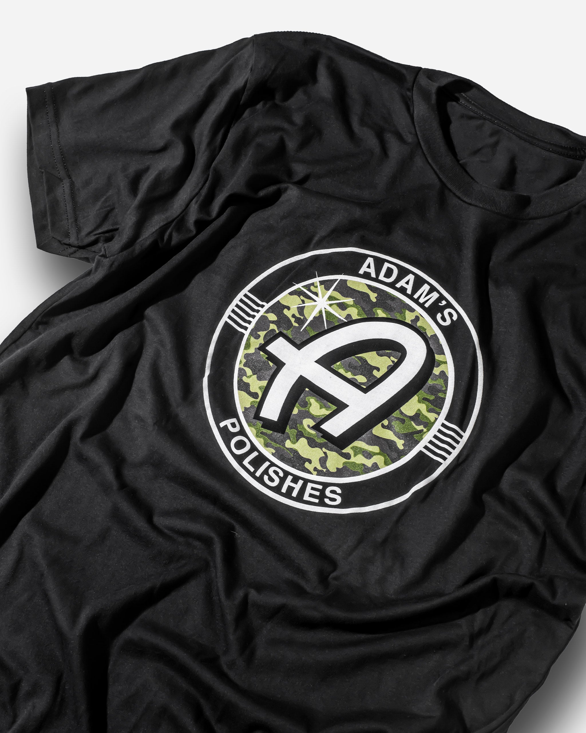 Adam's Camo Logo Black Shirt