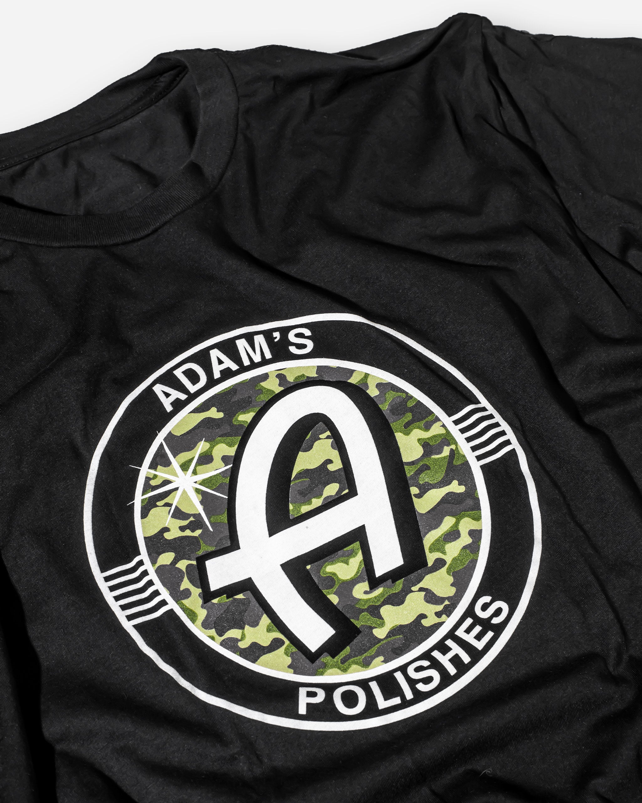 Adam's Camo Logo Black Shirt