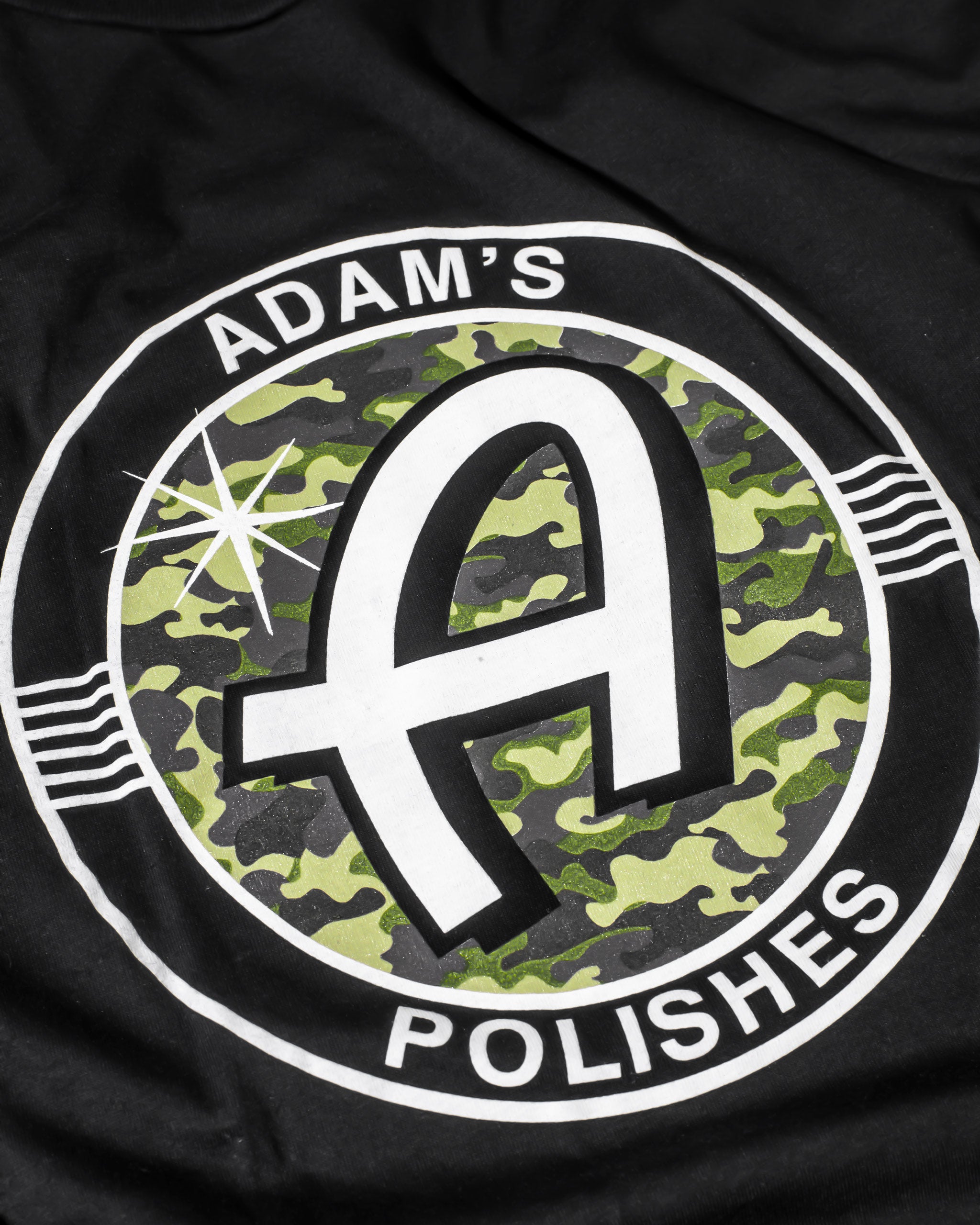 Adam's Camo Logo Black Shirt