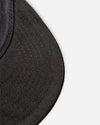 Adam's Black 5 Panel Flat Bill Hat