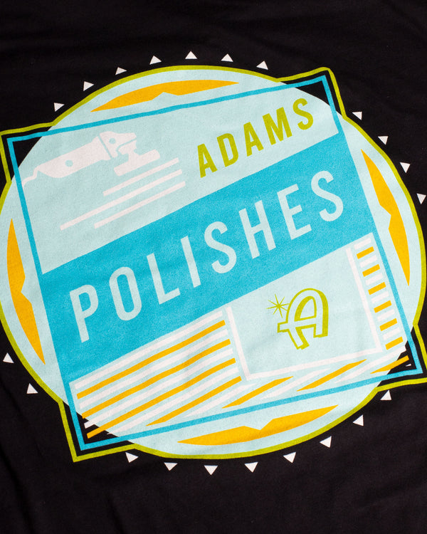 Adam's Black Polisher Logo Shirt