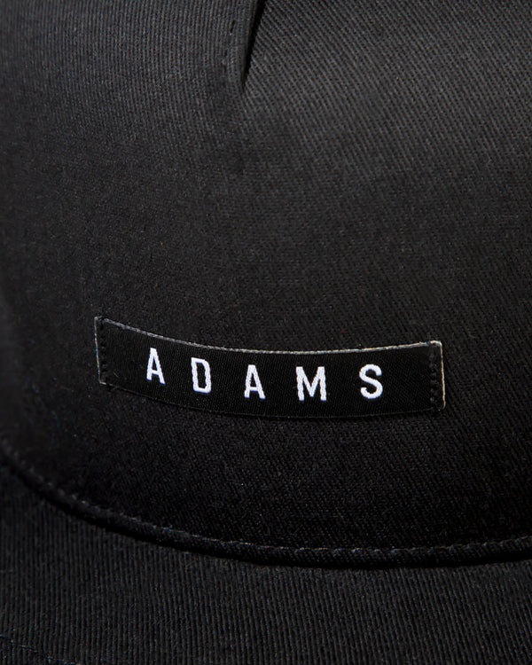Adam's Black Flat Bill Hat