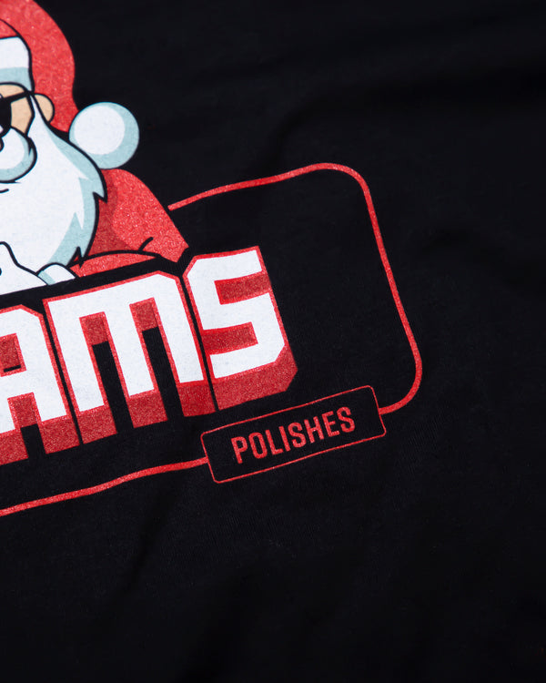 Adam's Cool Santa Black T-Shirt