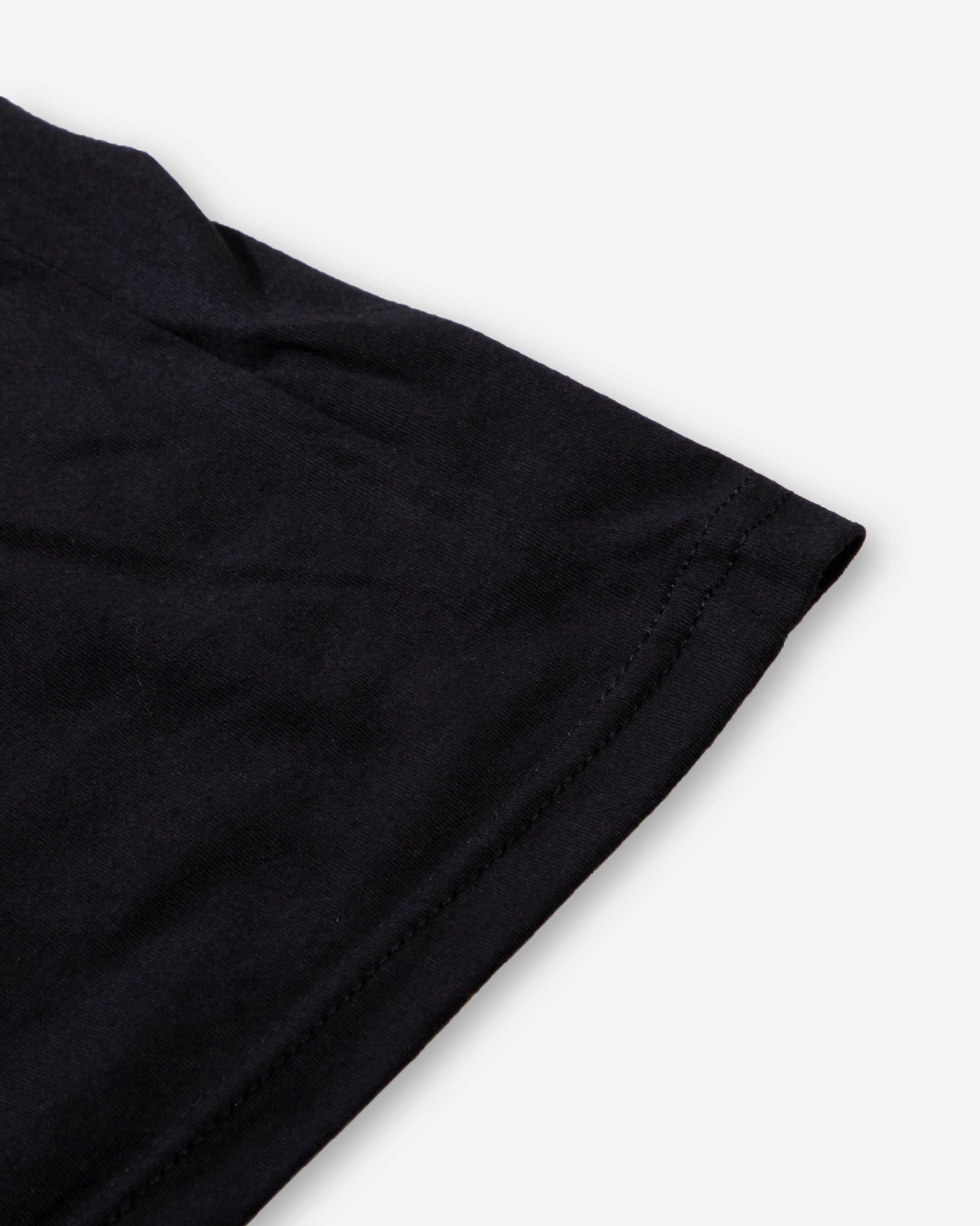 Adam's Brushed Logo Black T-Shirt