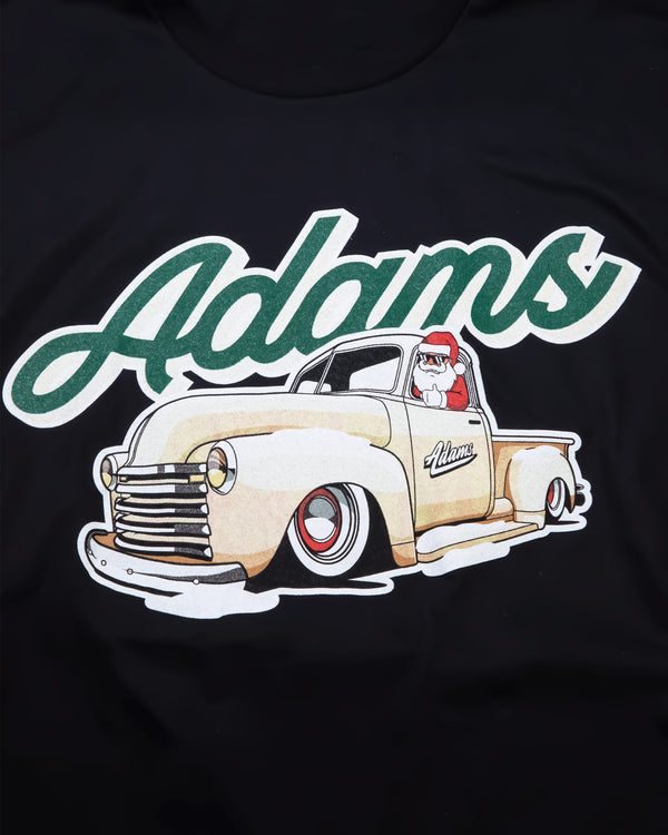 Adam's Santa Truck Black T-Shirt