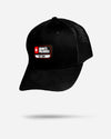 Adam's Shine Patch Black Trucker Hat