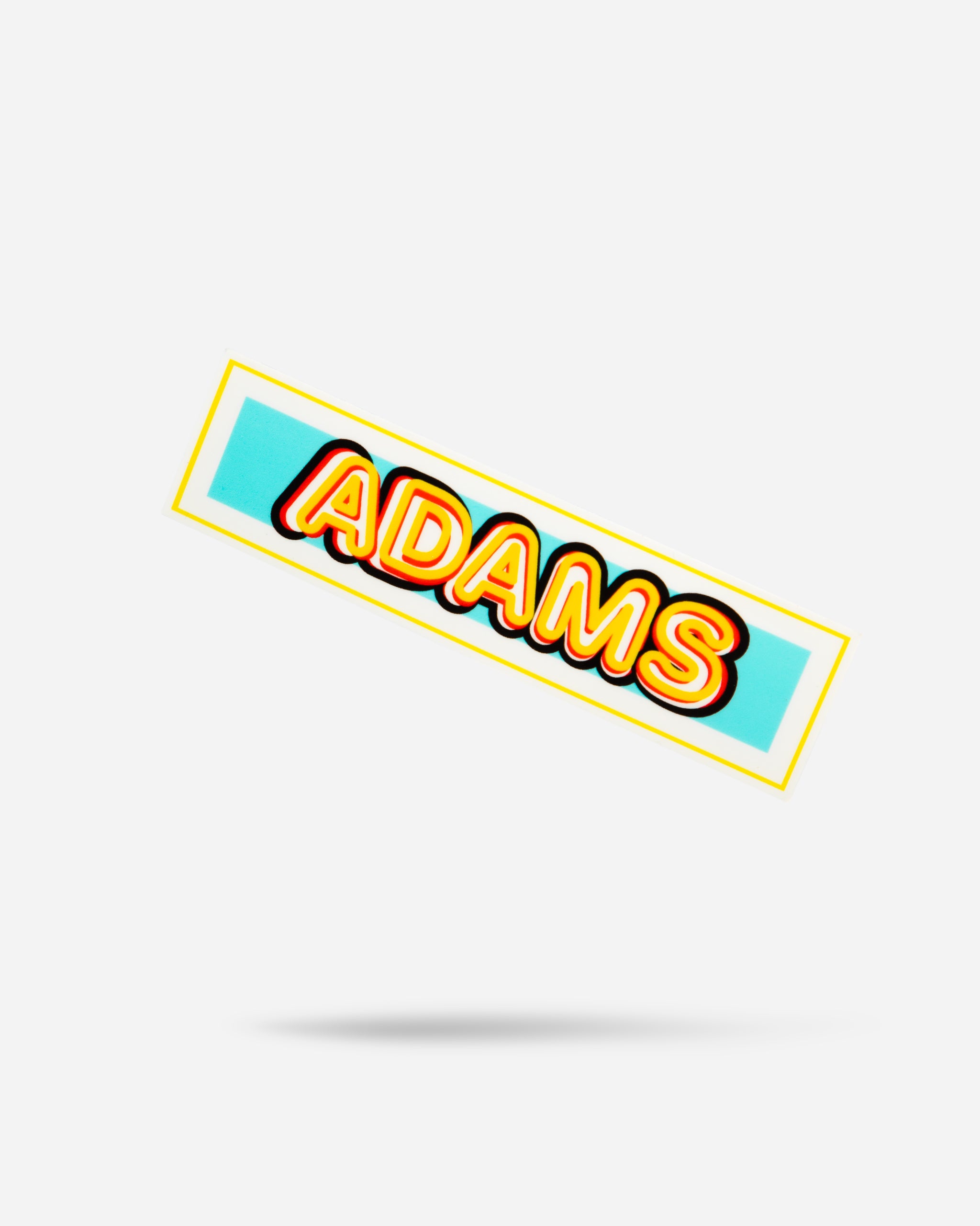 Adams Key Sticker Adam's Blue Pop Art Sticker