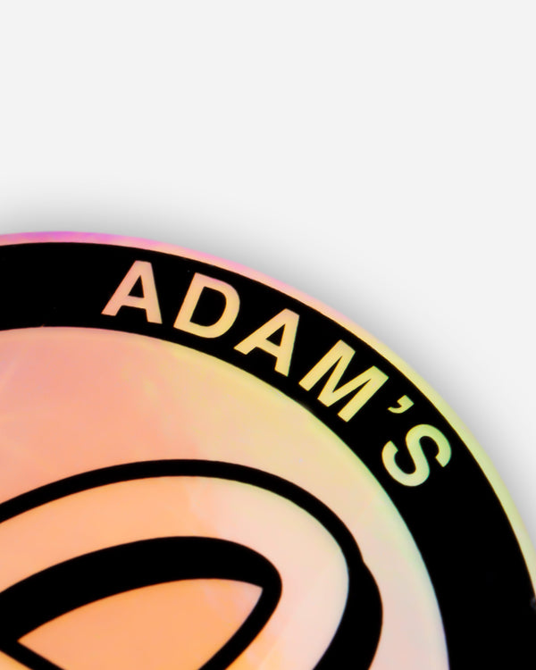 Adam's 3" Holographic Silver Sticker