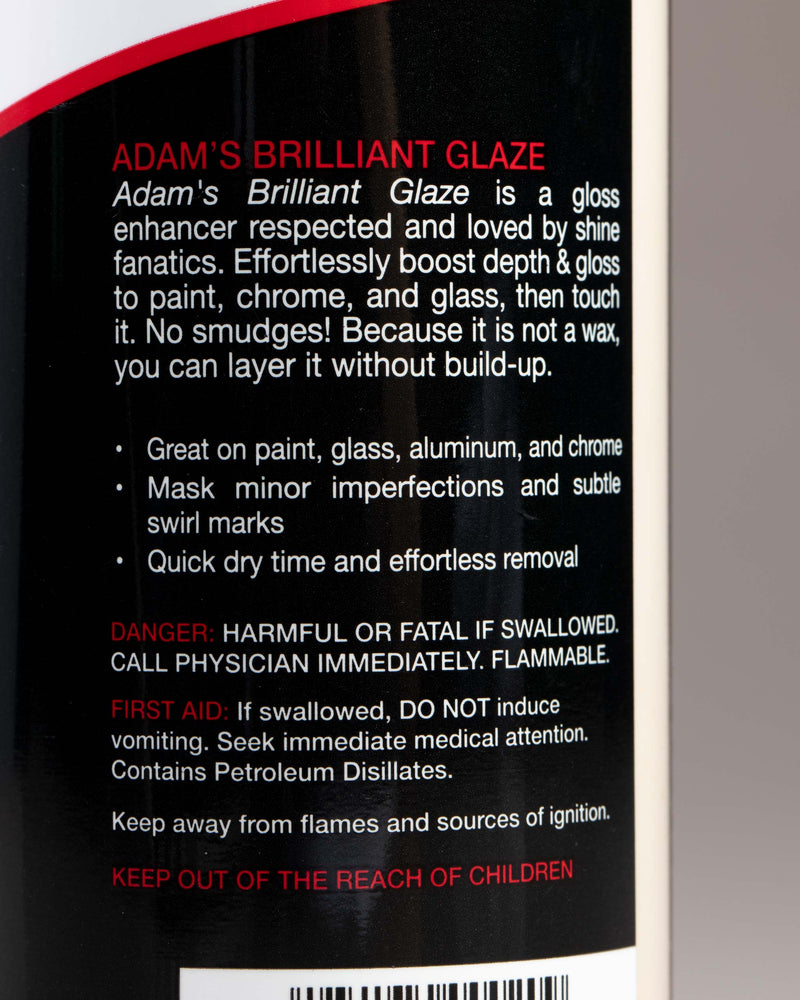The Key to Crystal Clear Glass  Adam's Polishes Brilliant Glaze 