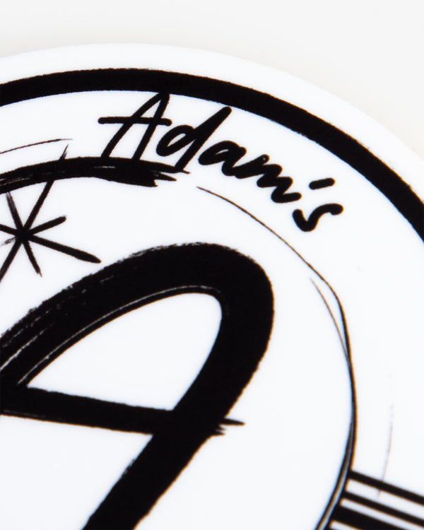 Adam's 3" Brush Logo Sticker