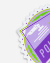 Adam's Purple Polisher Logo Sticker