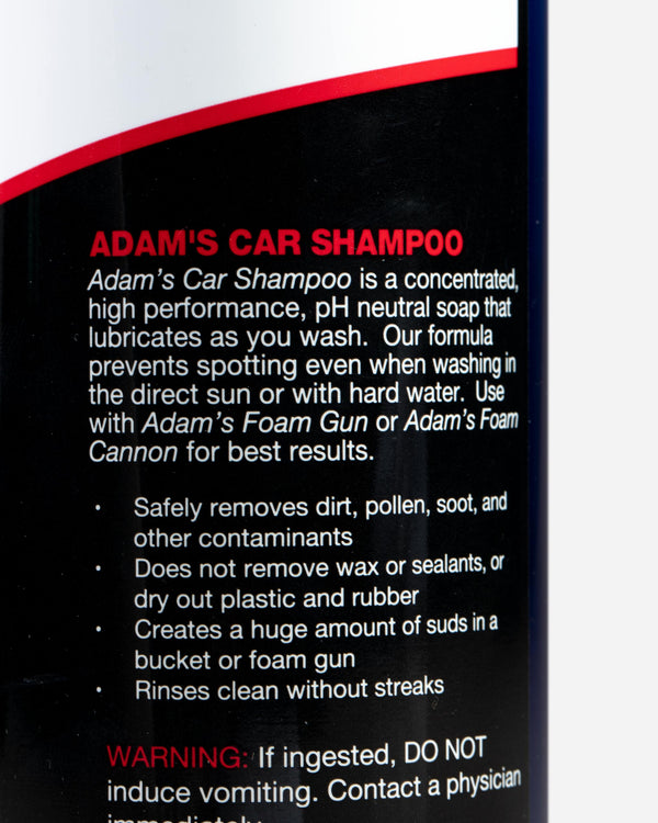 I-detail - A Classic. A Favorite. A Must. Adam's Car Shampoo Provides Thick  Luxurious Suds and a pH Neutral Formula, Making It The Ultimate Way To Wash  Your Vehicle. Car Shampoo Rinses