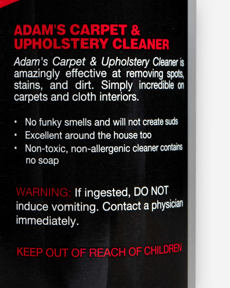 Adams Polishes Carpet & Upholstery Cleaner Review! 