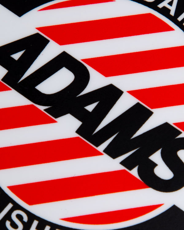 Adam's 3" Crosswalk Sticker - Red