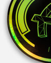 Adam's Cyber Circle Logo Holographic Sticker