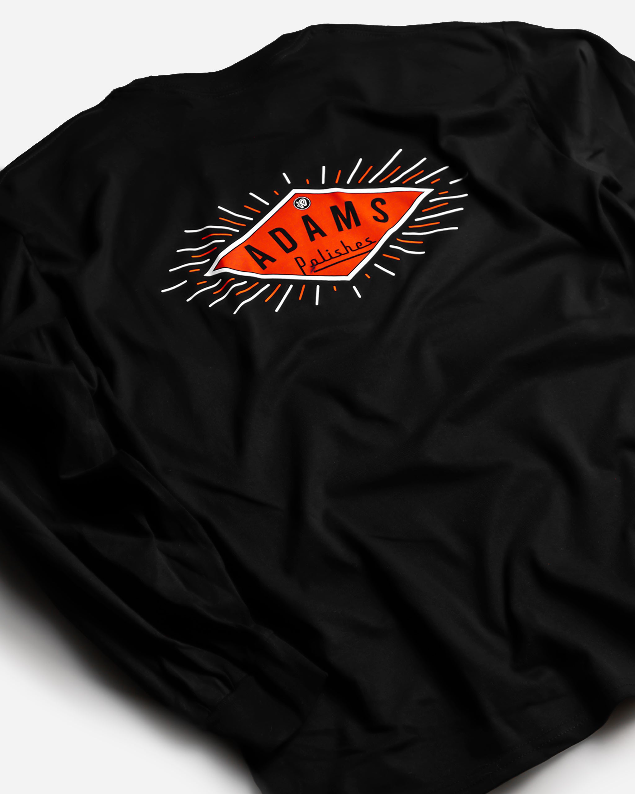 Adam's Black Long Sleeve Firework T-Shirt