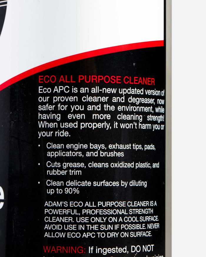 Adam's Eco All Purpose Cleaner For Cars EcoFriendly Car Degreaser