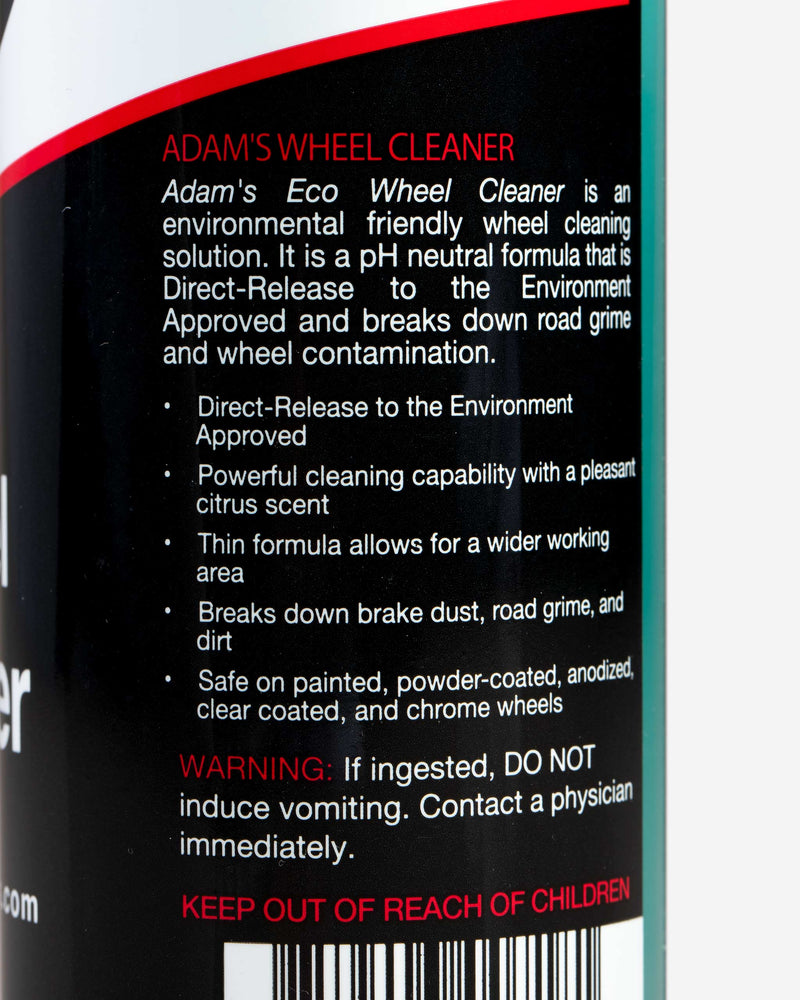 Adam's Polishes Eco Wheel Cleaner Wheel Cleaning For Bare Metal