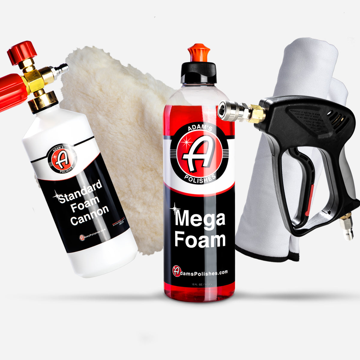 Adam's Foam Cannon Car Wash Kit | Foam Blaster | Speedy Super Foamer
