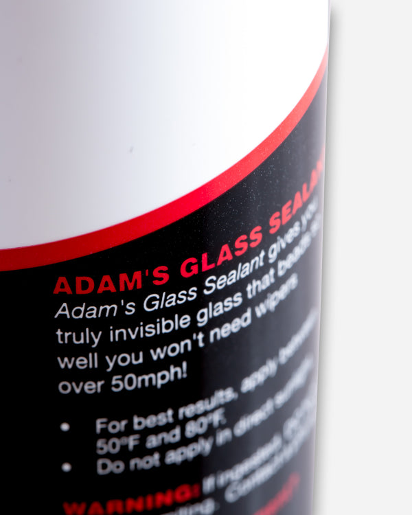 Adam's Glass Sealant 2.0 2-Pack - Super Concentrated, Easy Application -  Water Simply Rolls Off Treated Surfaces - Designed to Bead Water and Keep