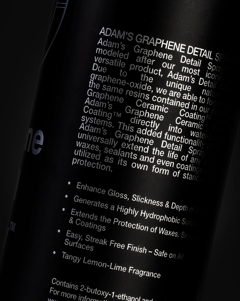Adam's Polishes - Have you tried Graphene Detail Spray™