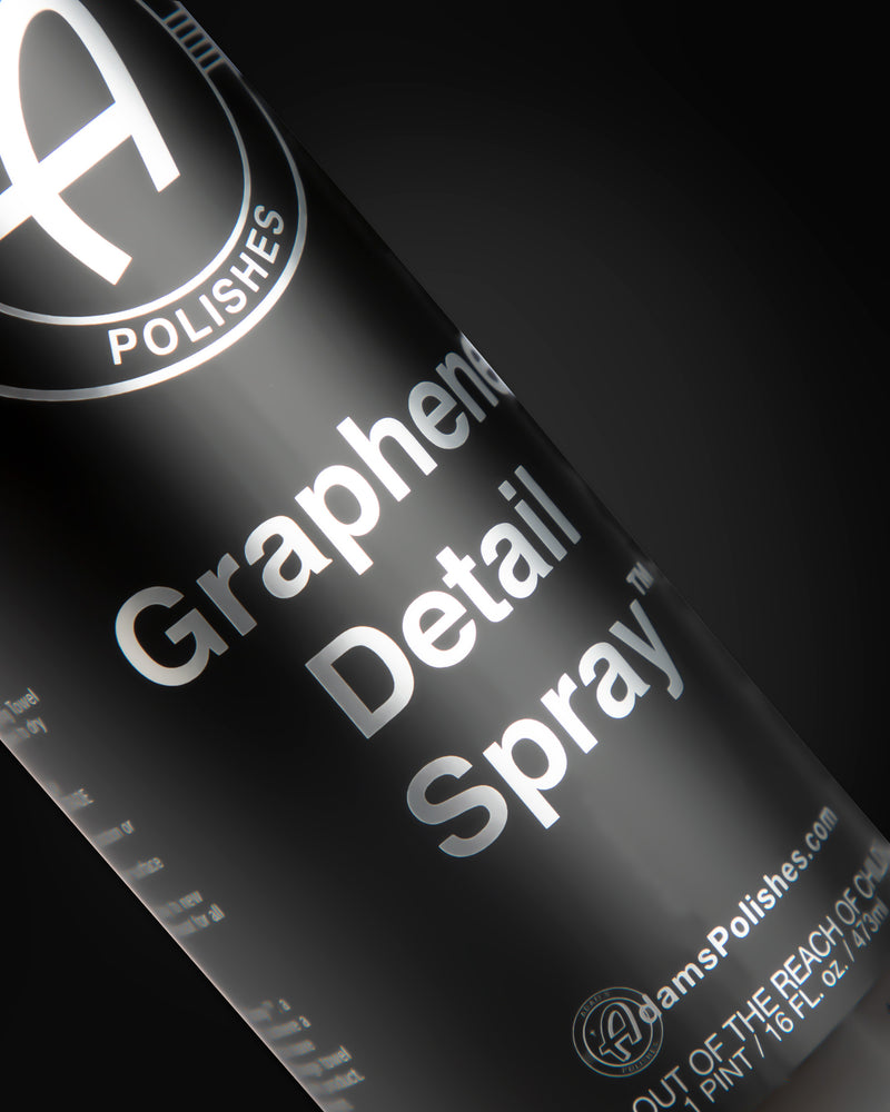  Adam's Graphene Detail Spray (Gallon) - Extend Protection of  Waxes, Sealants, & Coatings, Waterless Detailer Spray For Car Detailing