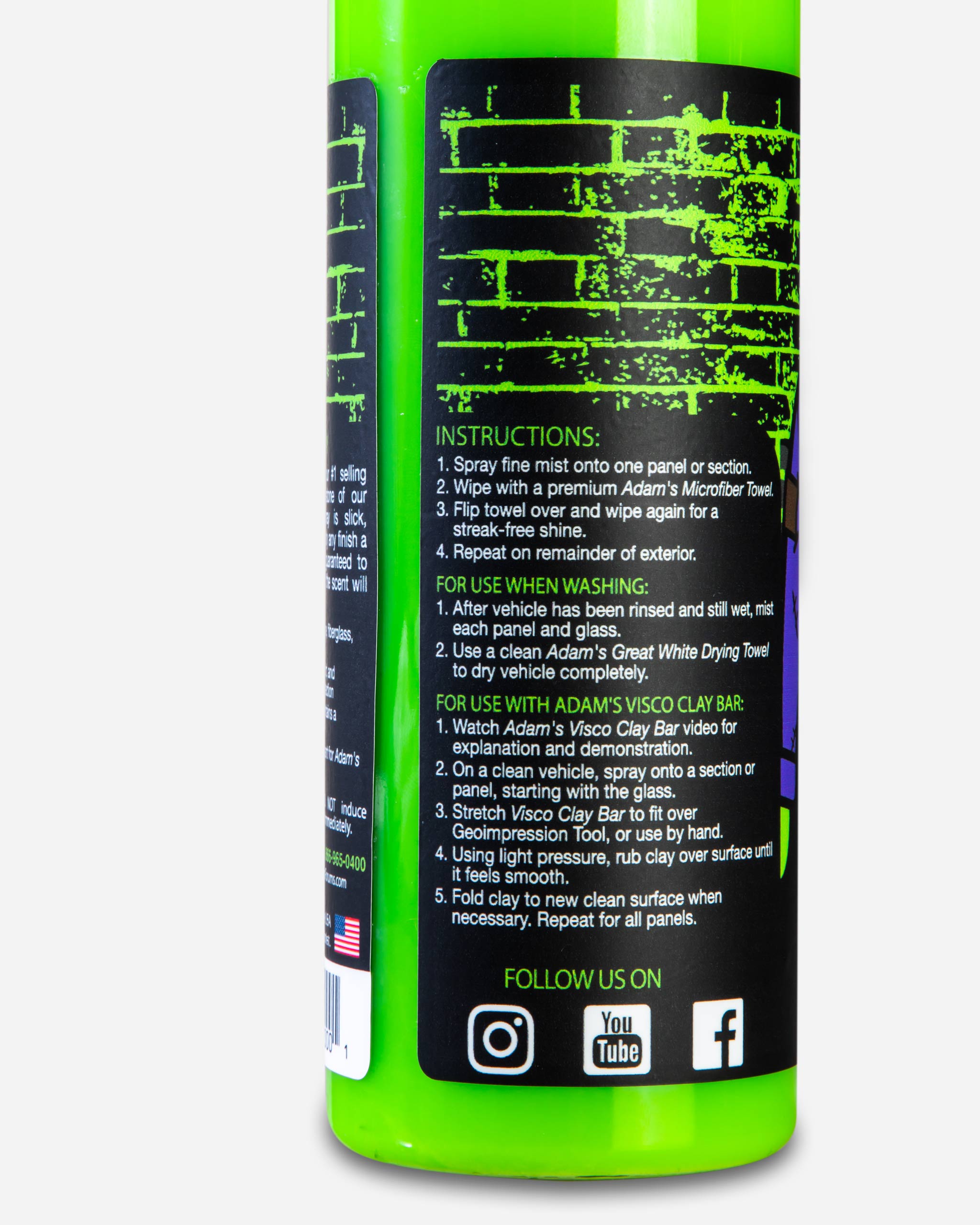 Adam's Monster Detail Spray 16oz