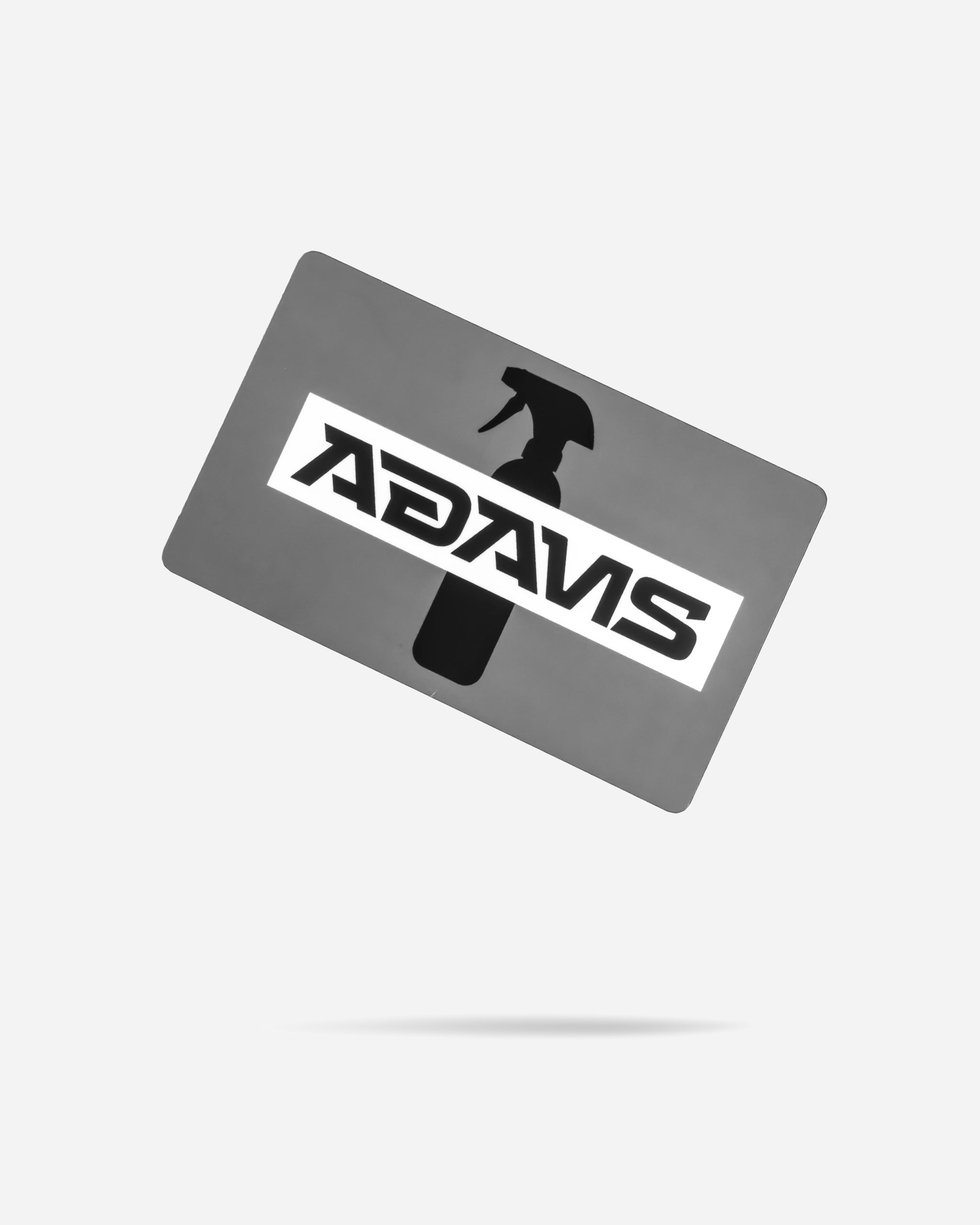 Adams Key Sticker Adam's Gray Sticker #1