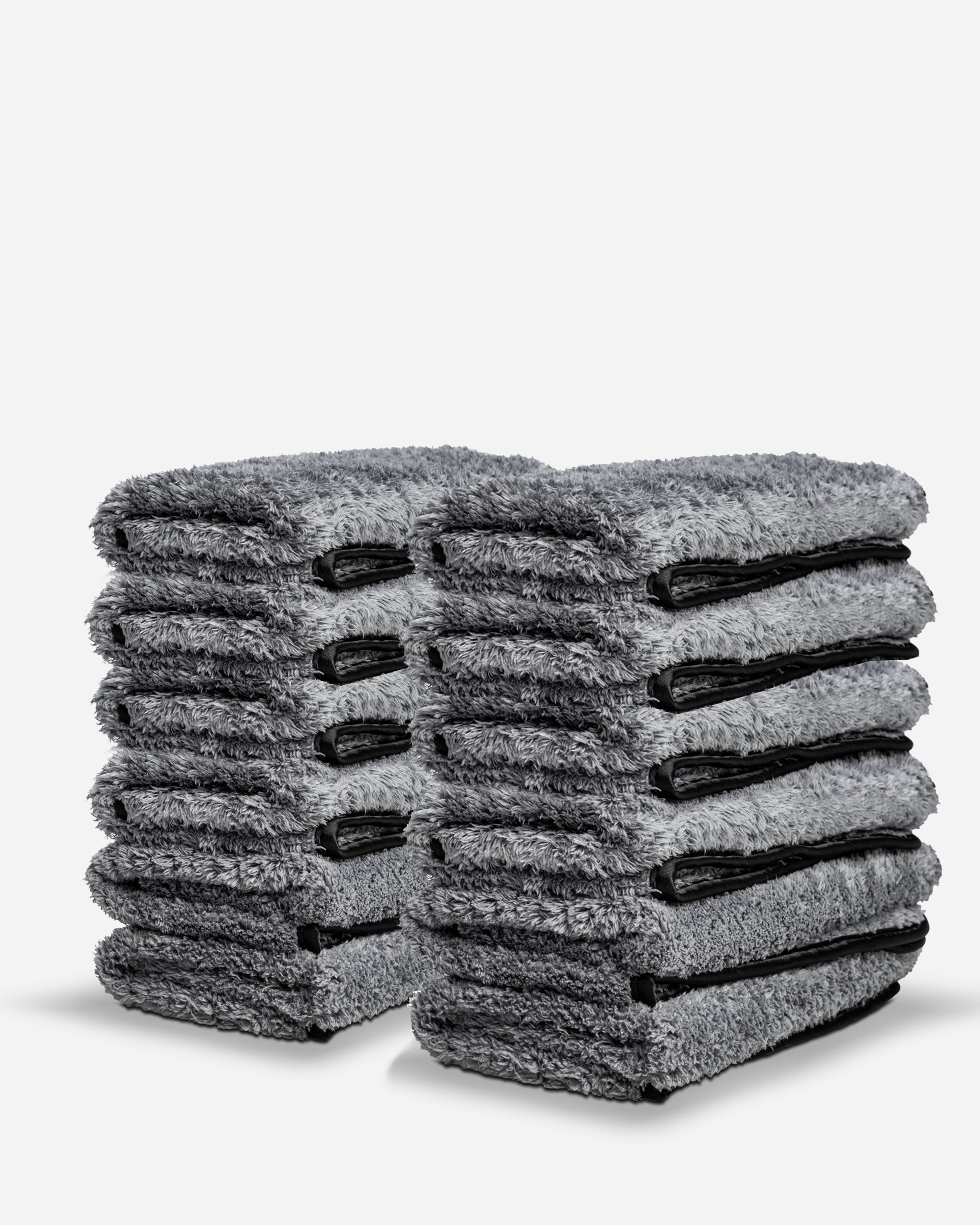 Adam's Grey Plush Waffle Microfiber Towel