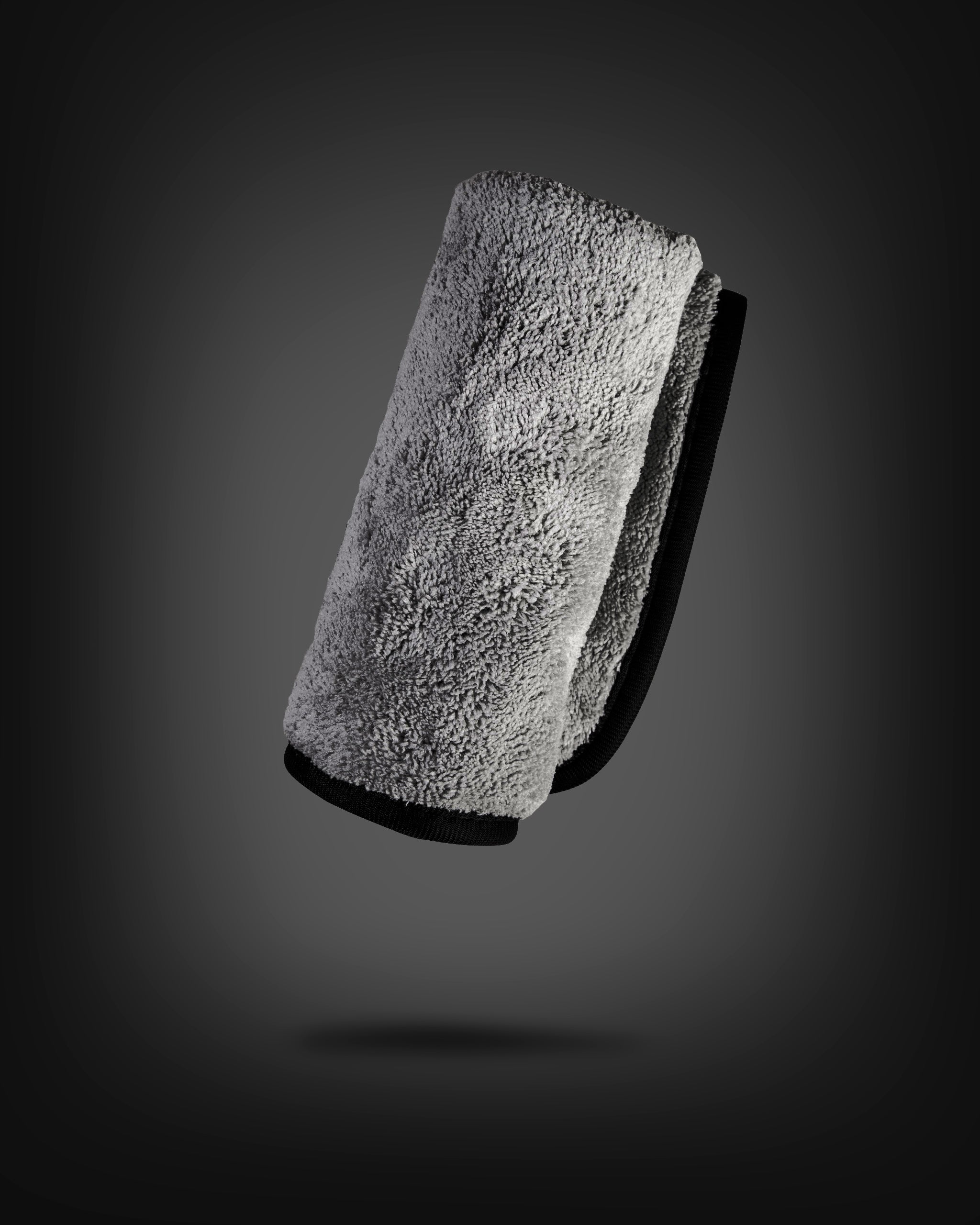 Adam's Grey Plush Microfiber Towel