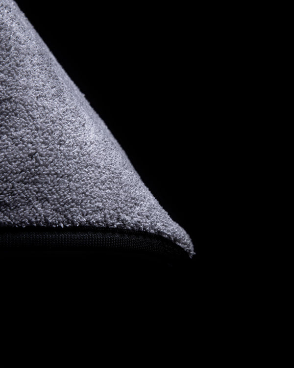 Adam's Gray Plush Microfiber Towel