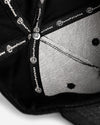 Adam's Black/Gray Snapback - Brown Patch