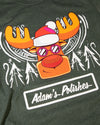 Adam's Holiday Moose Green T-Shirt