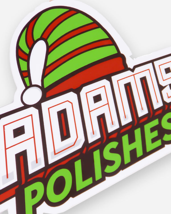 Adam's Holiday Elf Hat Sticker