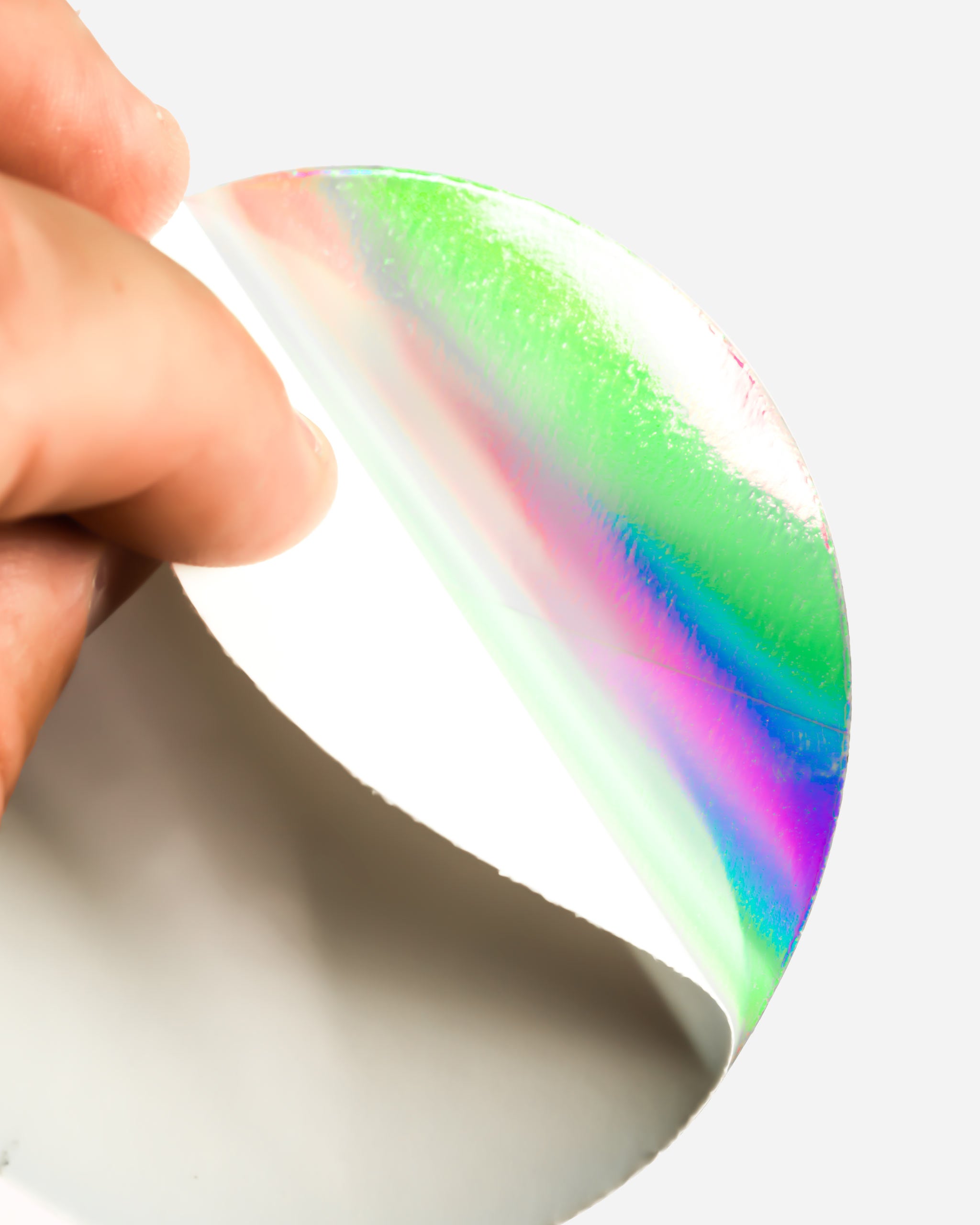Adam's 3" Green Holographic Sticker