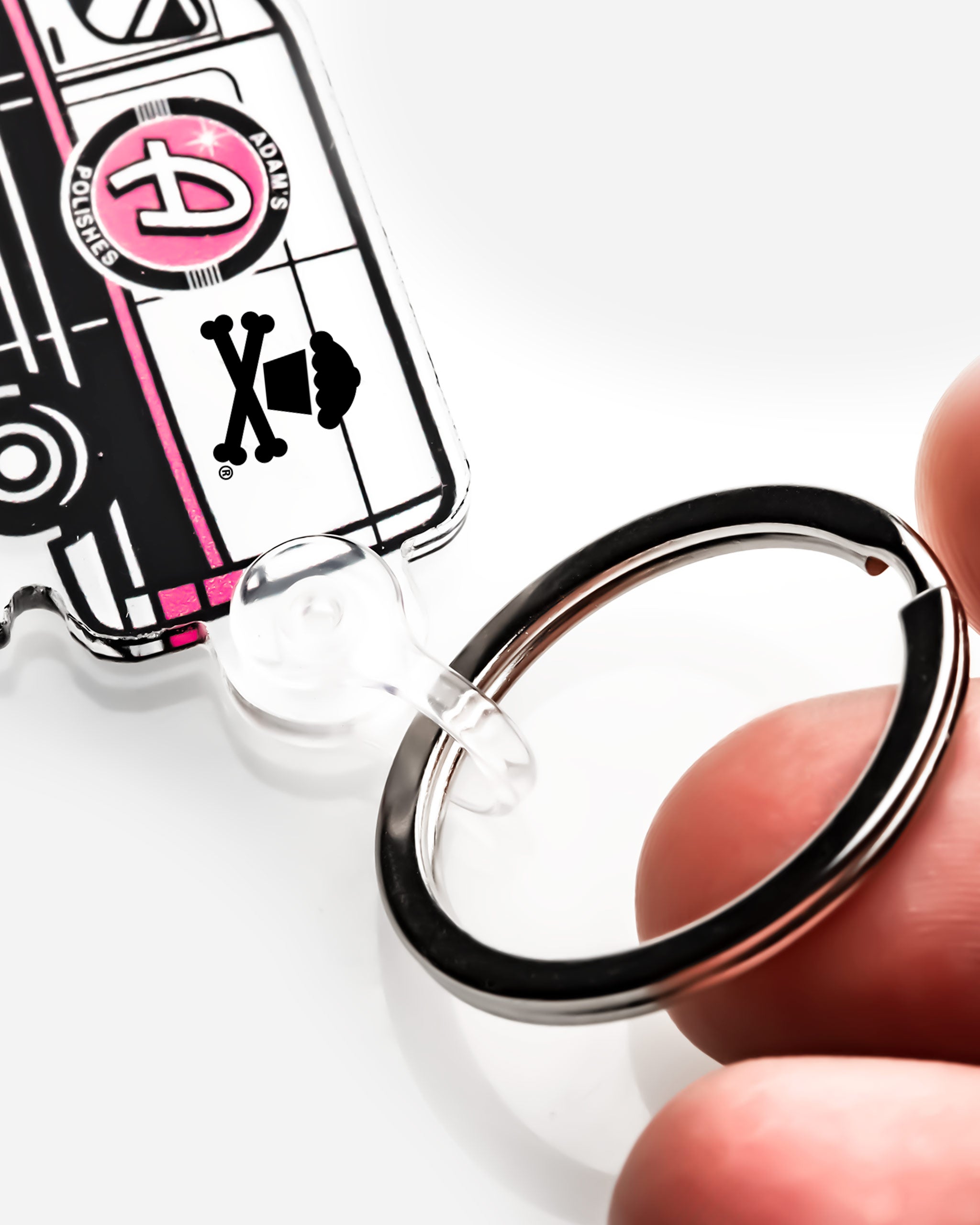 Adam's Polishes x Johnny Cupcakes Keychain