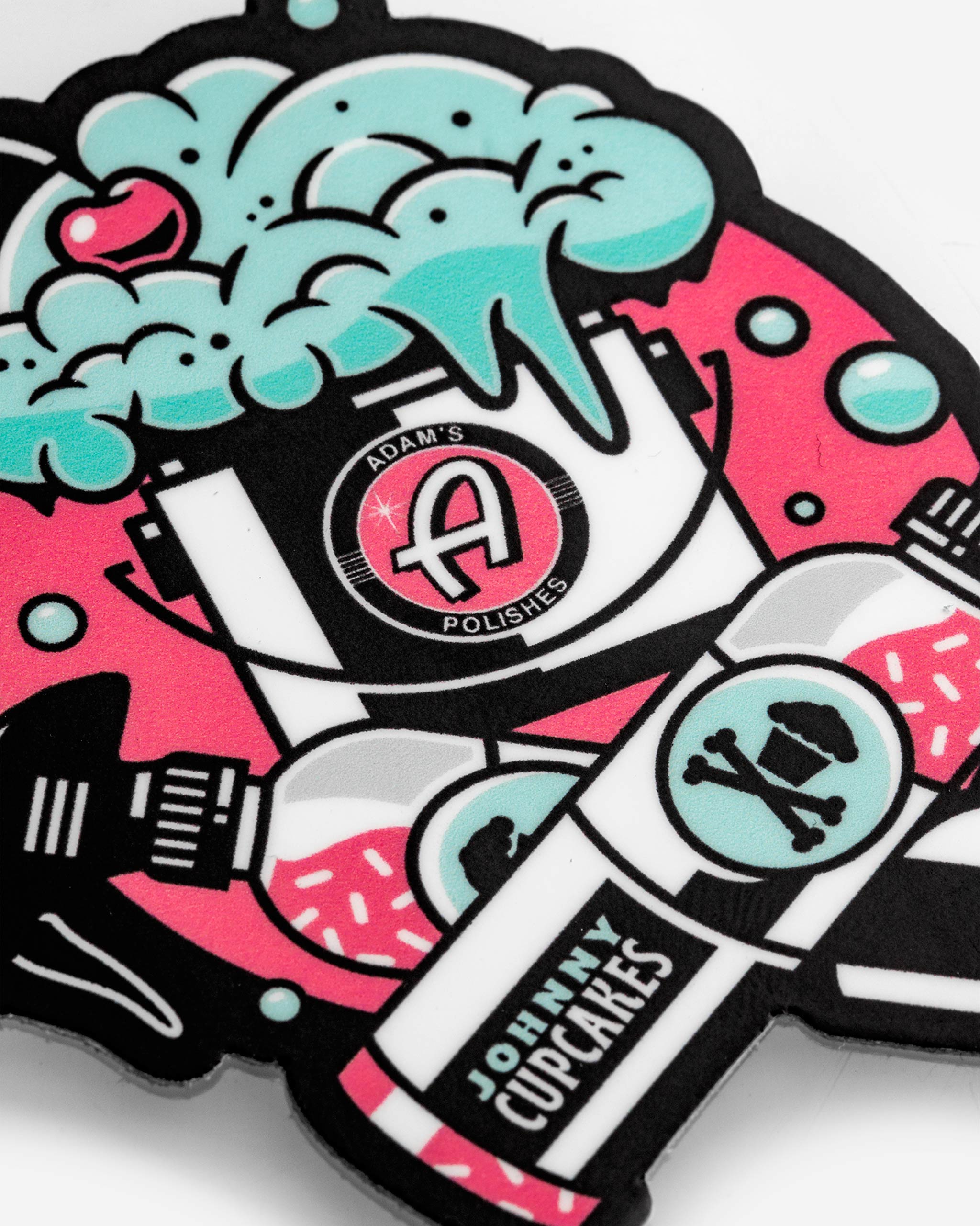 Adam's Polishes x Johnny Cupcakes Pink Bucket Cupcake Sticker