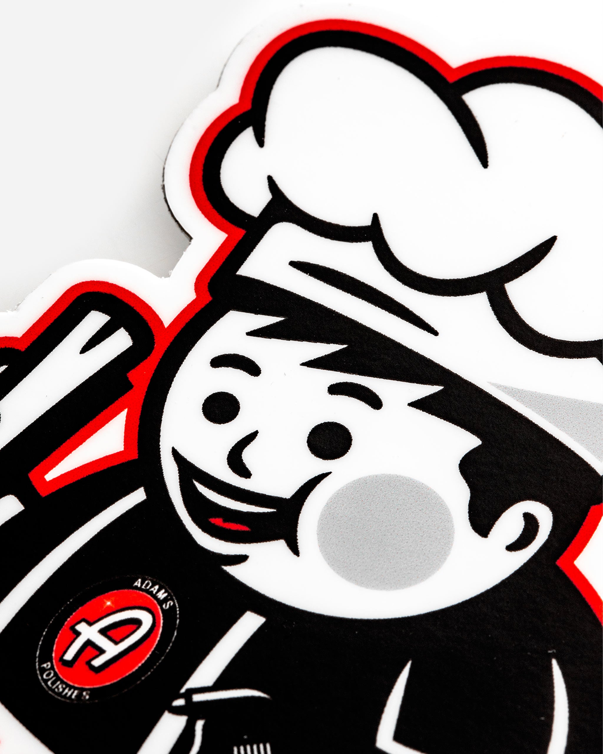 Adam's Polishes x Johnny Cupcakes Shine Chef Sticker