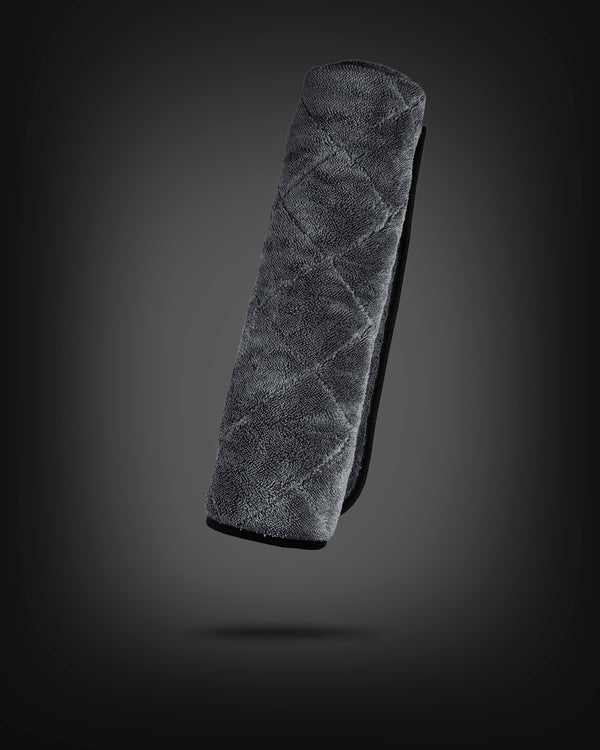 Adam's Gray Jumbo Plush Car Drying Microfiber Towel For Detailing