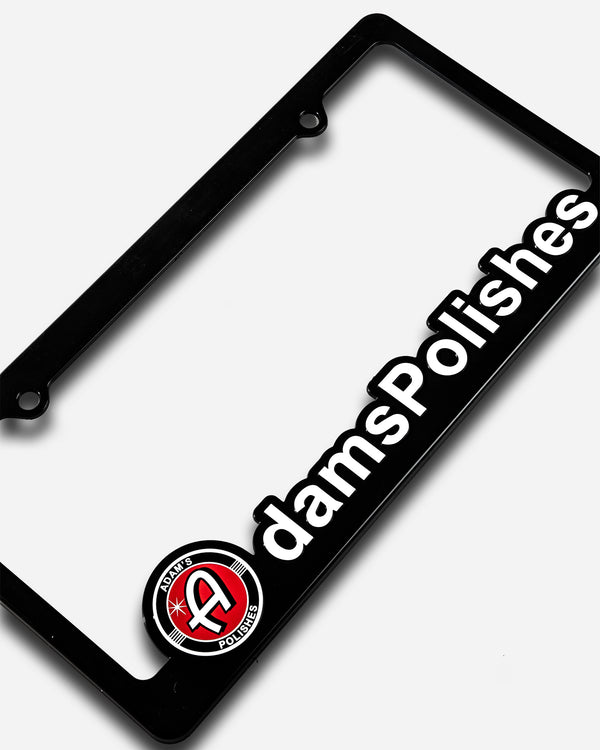 Adam's License Plate Frame