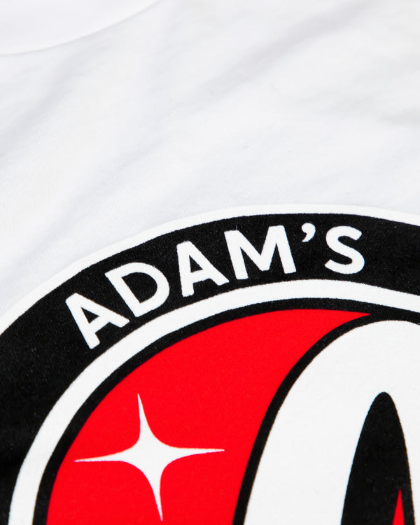 Adam's Melting Logo White T-Shirt