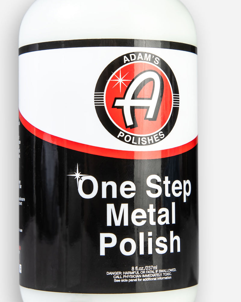 One Step Metal Polish - Restore Aluminum, Chrome, Stainless, Uncoated Metals & Other Auto Part Accessories - Achieve Perfection in One Easy Step