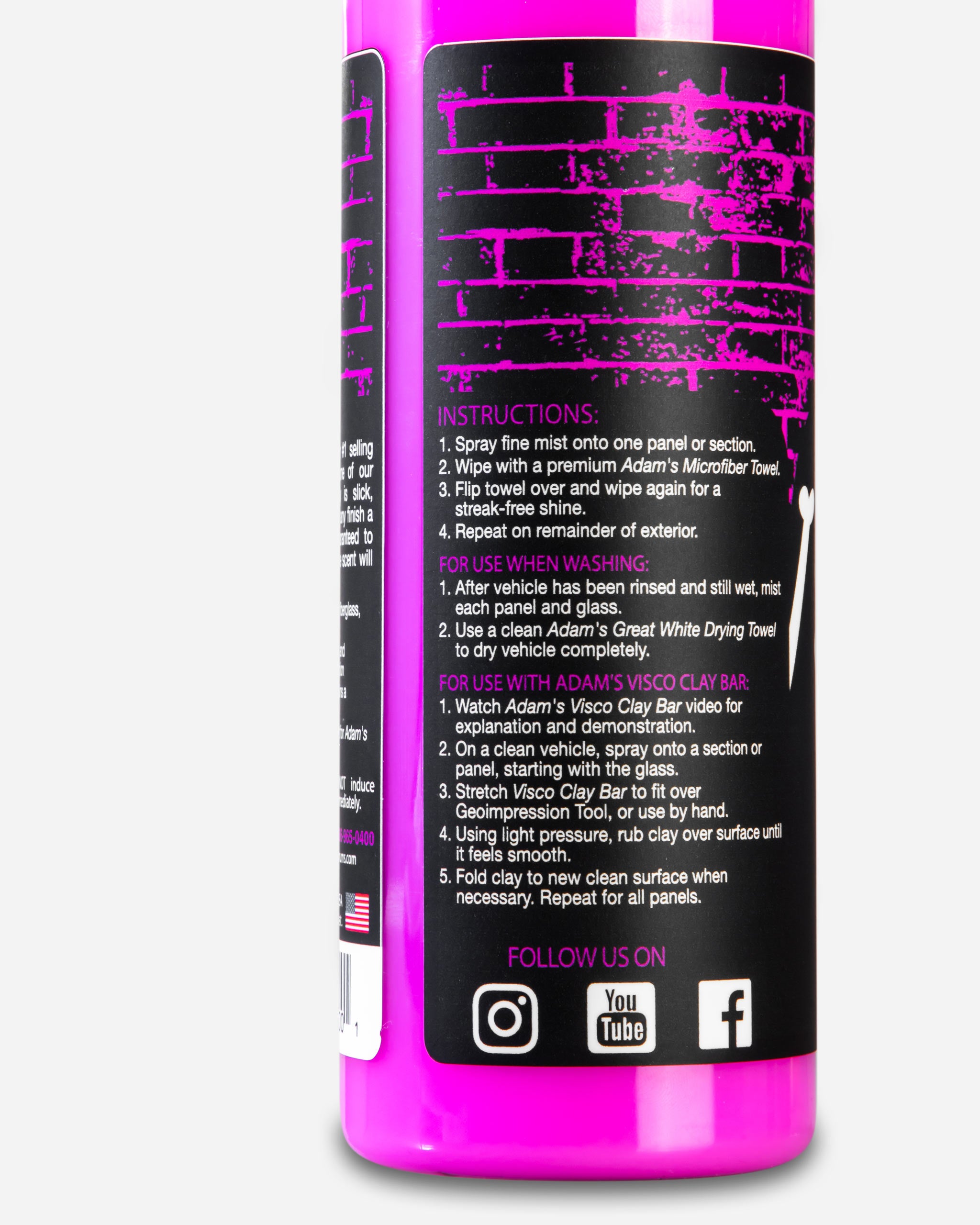 Adam's Skeleton Detail Spray 16oz