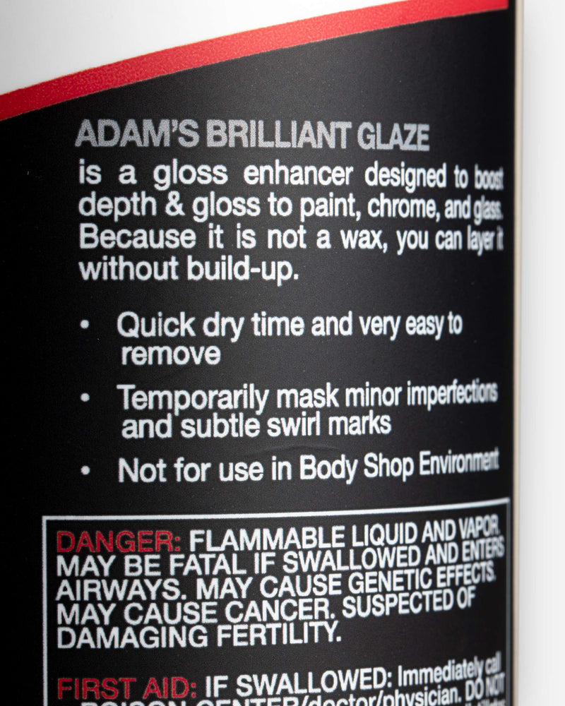 The Key to Crystal Clear Glass  Adam's Polishes Brilliant Glaze 