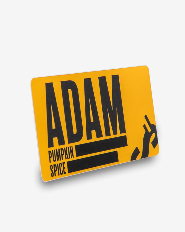 Adam's Falling S Sticker