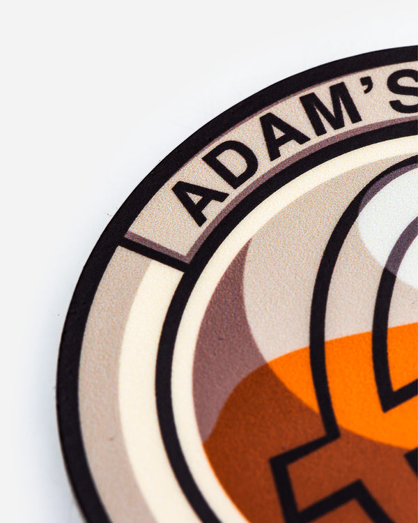 Adam's 3" Pumpkin Spice Logo Sticker