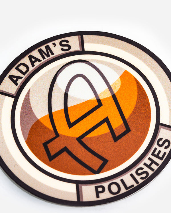Adam's 3" Pumpkin Spice Logo Sticker